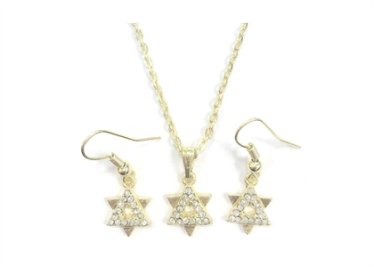 Gold Plated | CZ Studded Pendant Sets